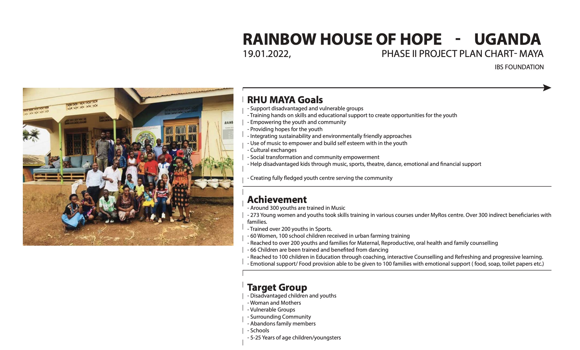 Spendenlauf für das Rainbow House am RTG